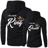 His Queen or Her King Couple Hoodies