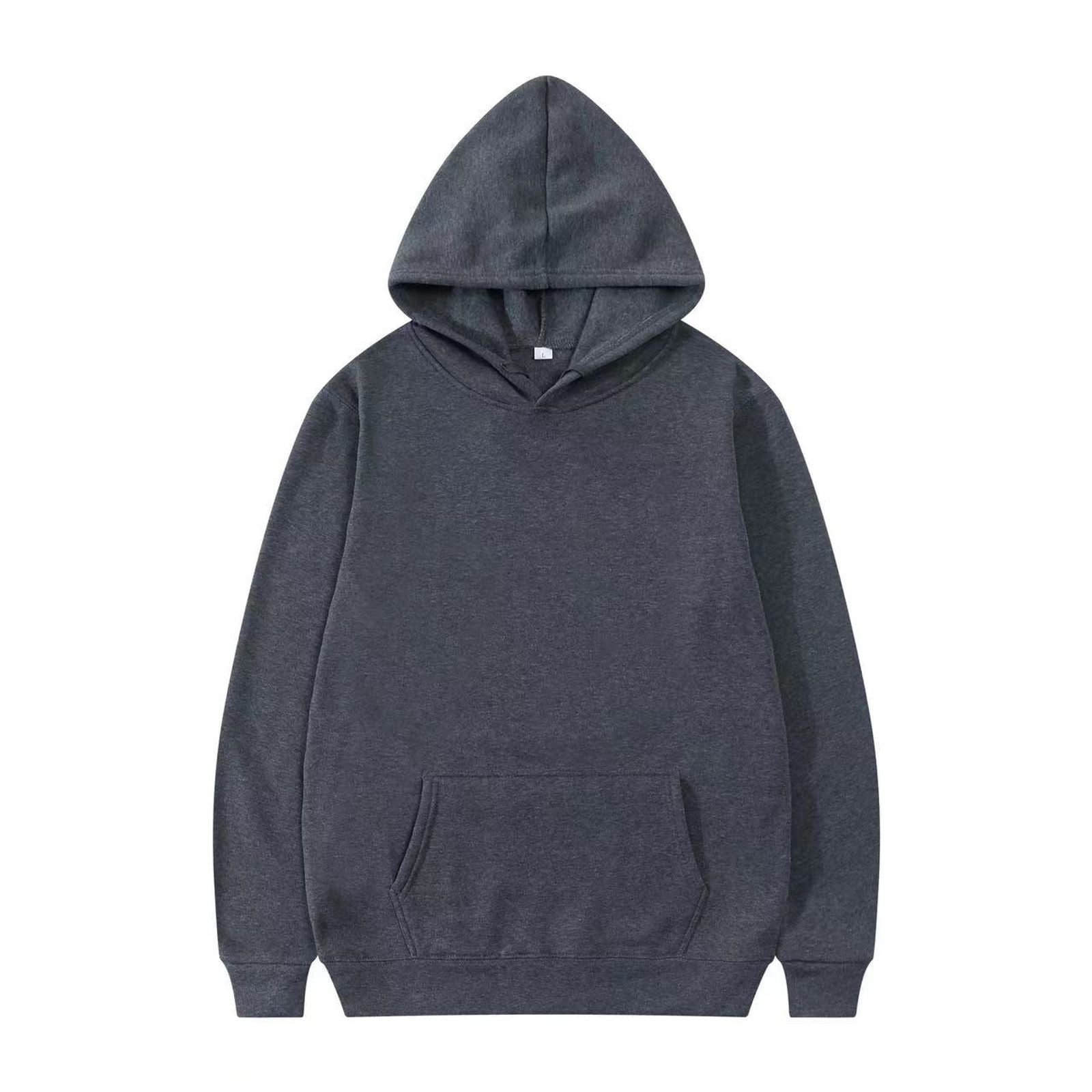 Men's and Women's Hooded Solid Color Sweatshirt
