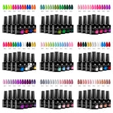 7pc Nail Gel Polish Set for DIY Nail Art Design