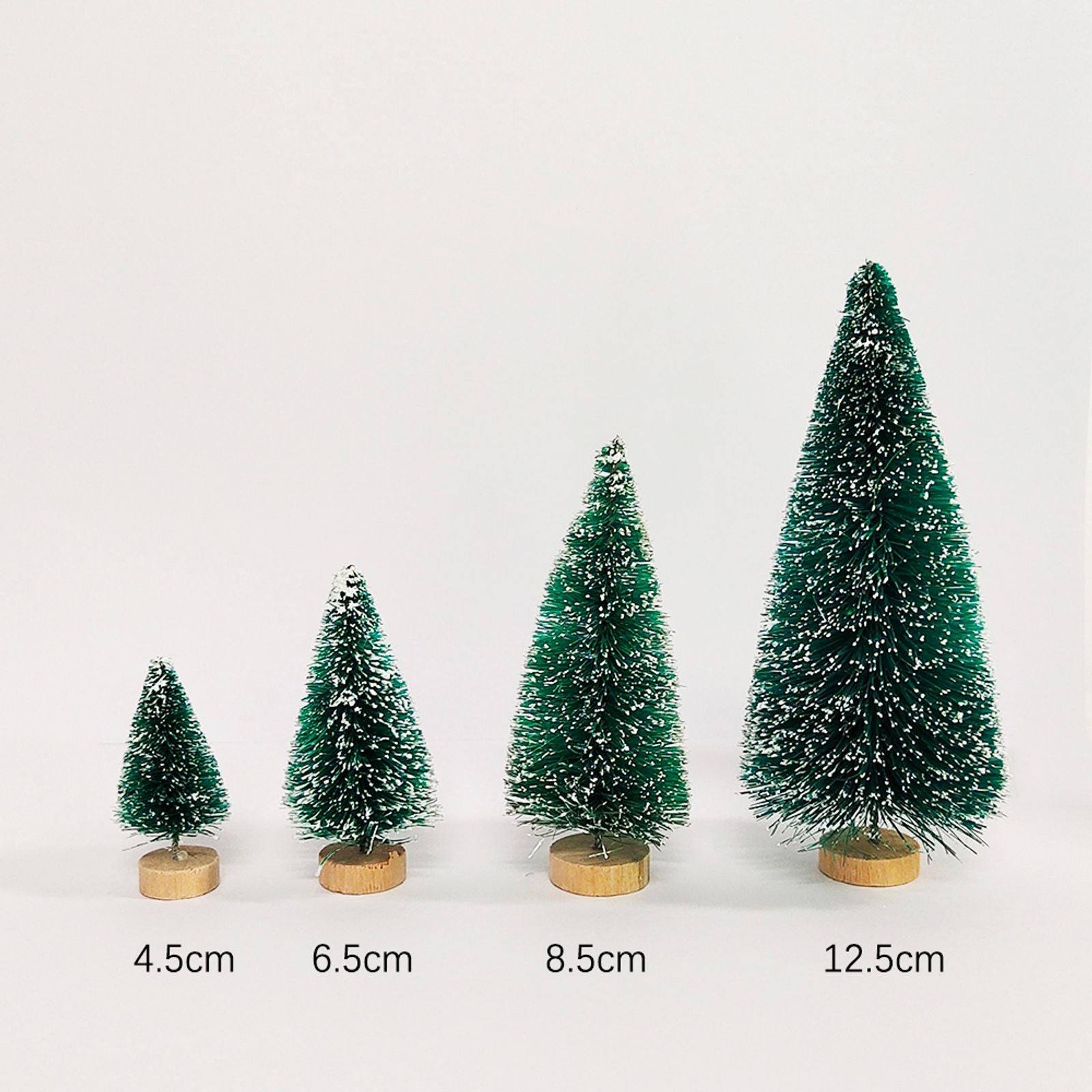Mini Christmas Tree Ornament Set - 5/8pcs Decorative Cedar Pine