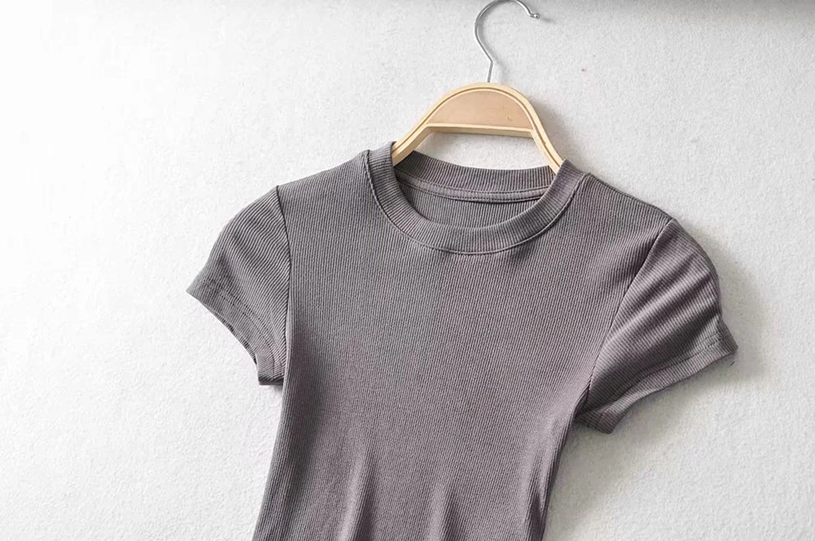 Summer Sexy Women’s O-neck Short Sleeve Crop Top