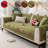 Red Christmas Tree Sofa Cushion - All Season Anti-Slip