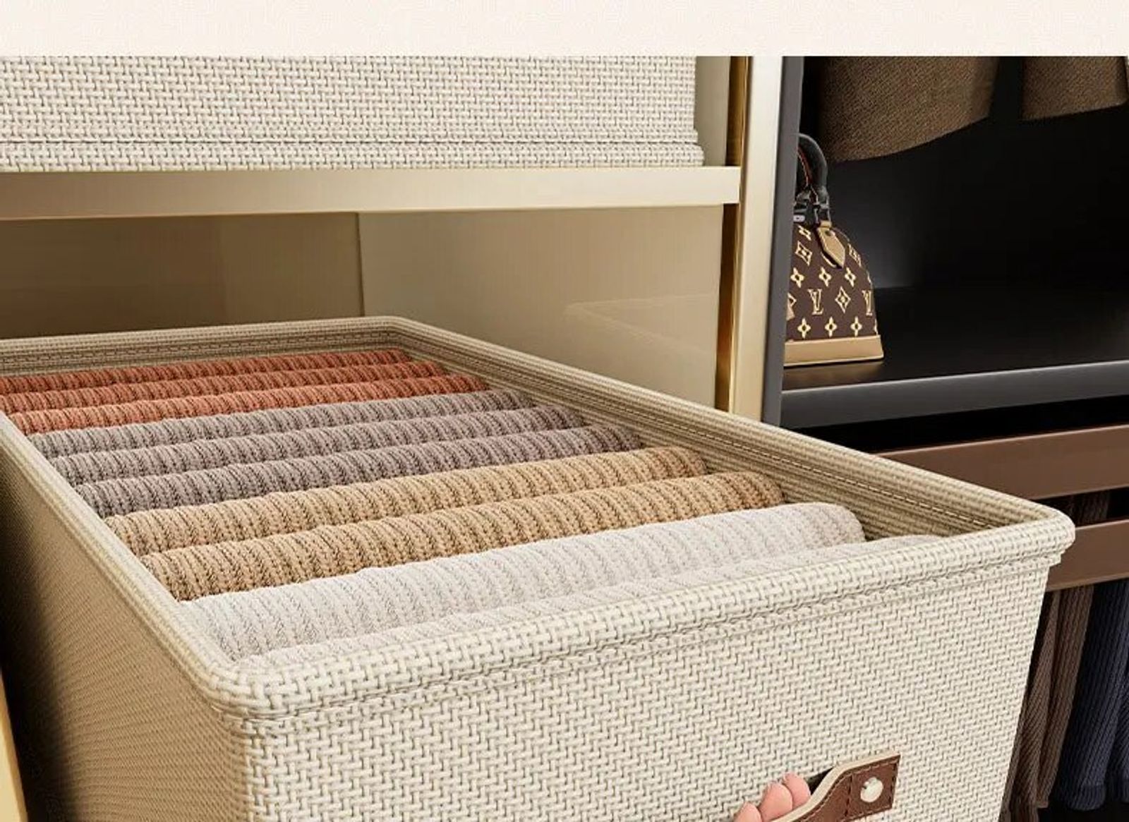 Clothes Organizer Storage Shelves for Pants and Sweaters