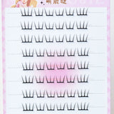Self-Adhesive Fluffy Cluster Eyelashes for Daily Makeup