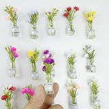 8pcs Mini Vase Magnets for Refrigerator Decor
