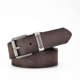 Western-Style PU Leather Belt for Men and Women