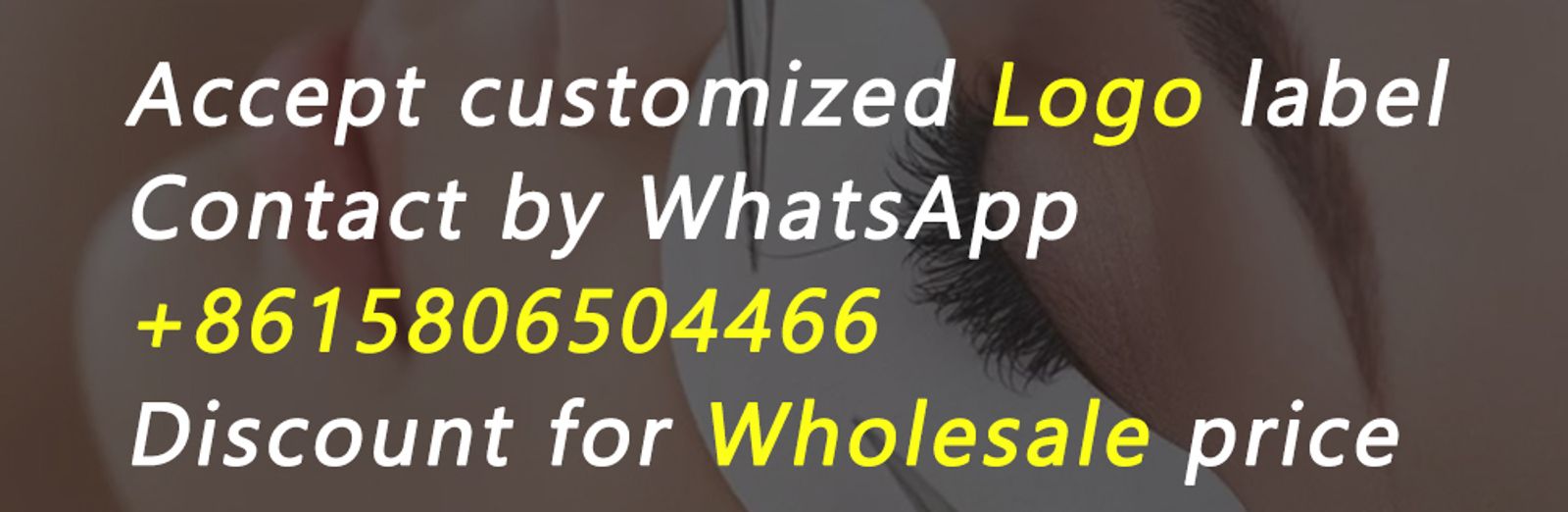 Lakanaku 2D Eyelash Extensions - U YY Fiber Double Tips