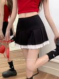 High Waist Silver Sequin Mini Skirt for Women