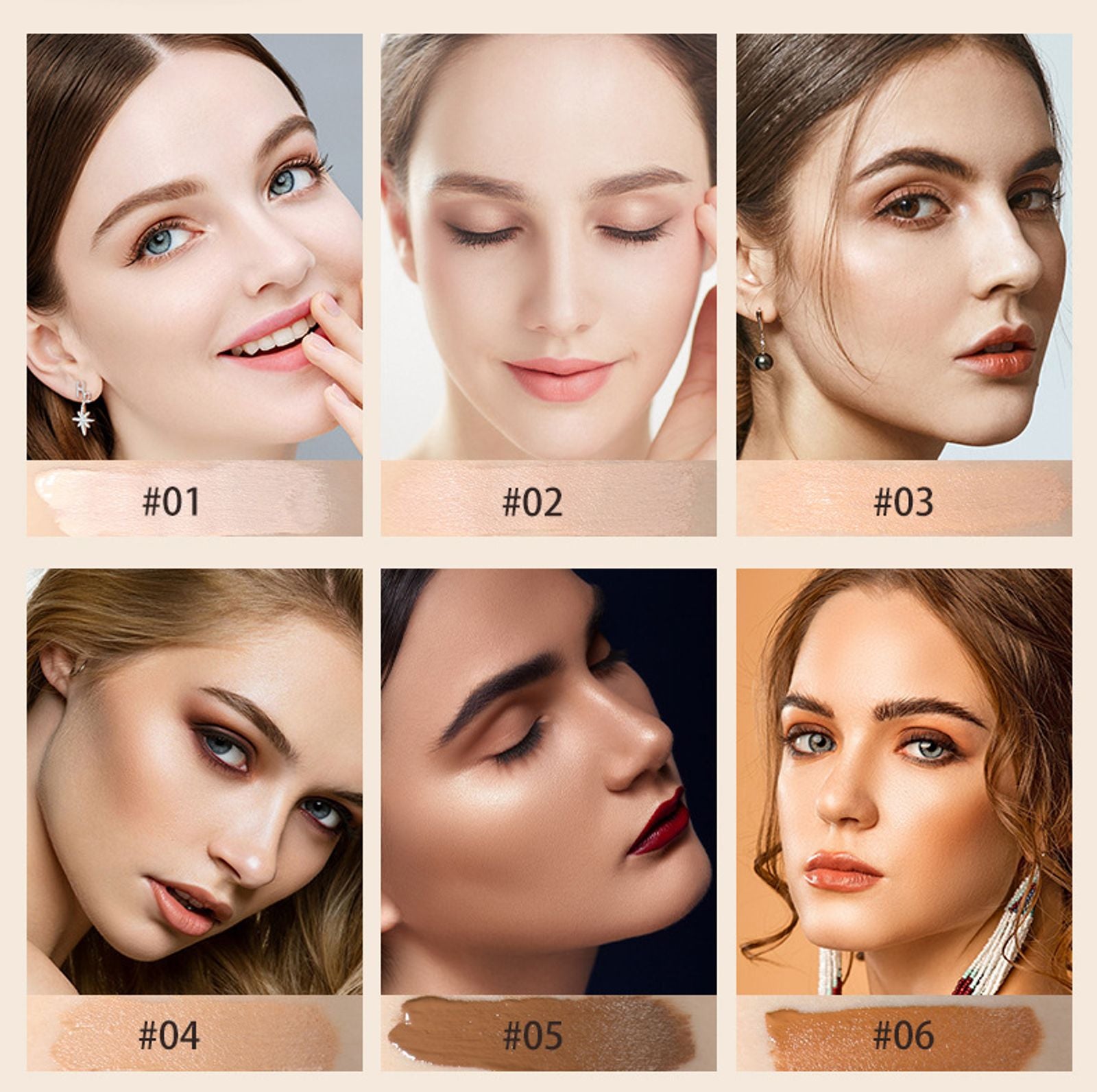 High Coverage Liquid Concealer - Matte & Waterproof