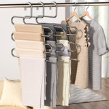 5-Layer Non-Slip Clothes Hangers - Multi-Functional Rack