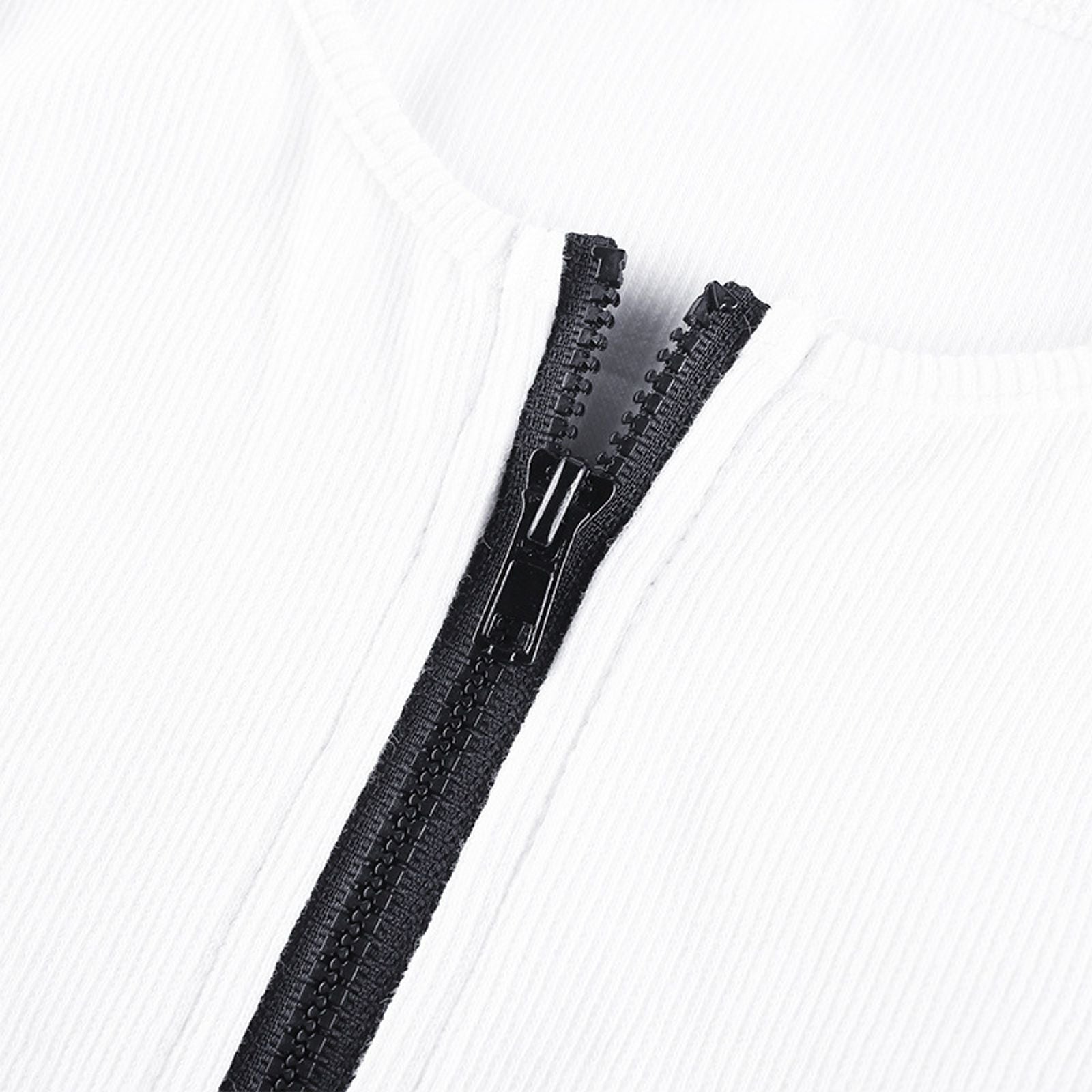 Zipper Bodysuit for Women - Sexy Sleeveless Summer Jumpsuit