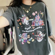 Retro Disney World Castle Shirt with Mickey and Friends