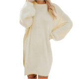 Women's Casual Turtleneck Sweater Dress