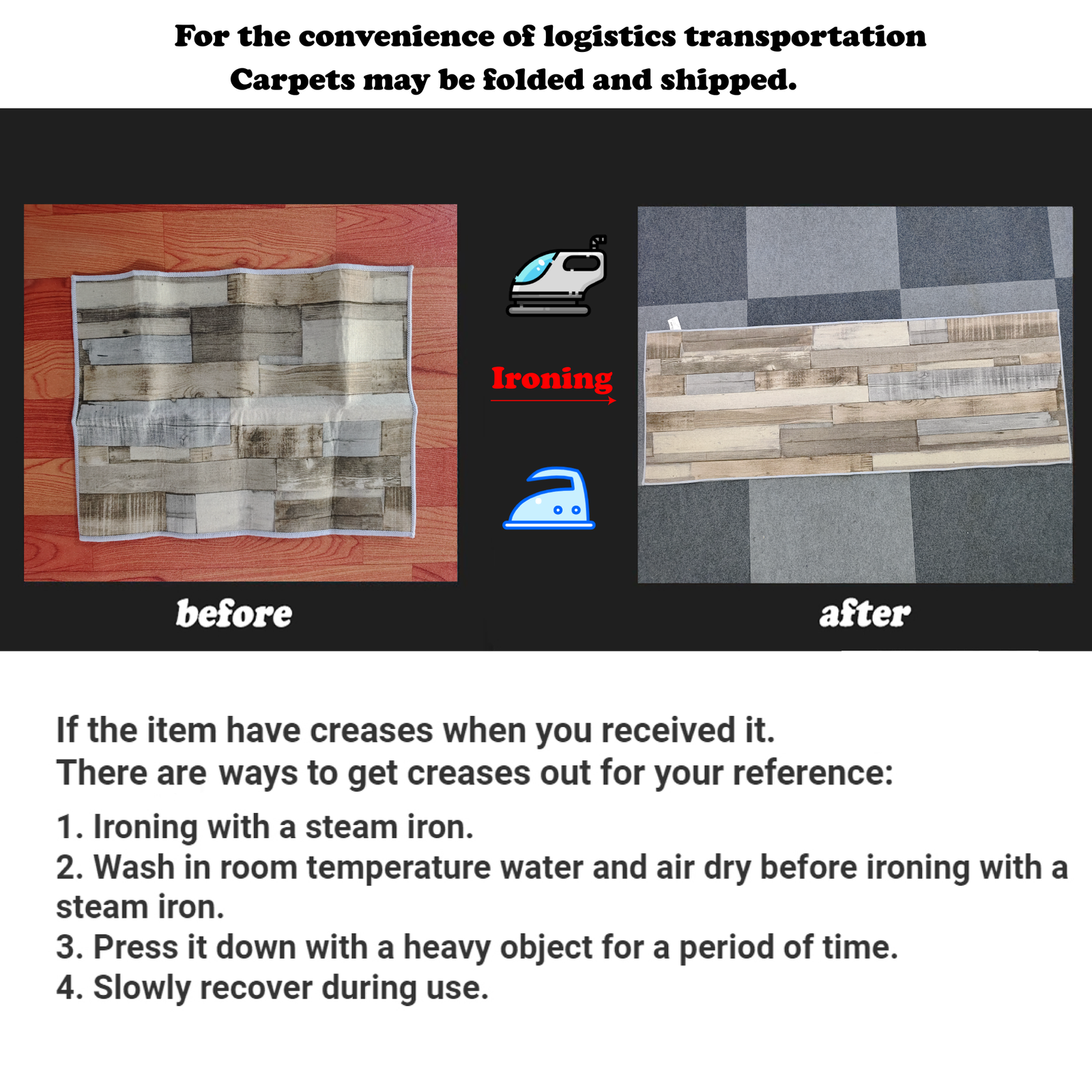 VIKAMA Multi-Functional Non-Slip Water Absorbent Mat