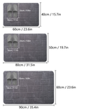 Thickened Absorbent Non-Slip Striped Bathroom Mat