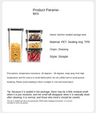 Large Plastic Sealed Jars for Grain and Seasoning Storage