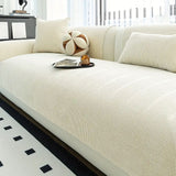 Minimalist Jacquard Anti-Slip Sofa Cover for All Seasons