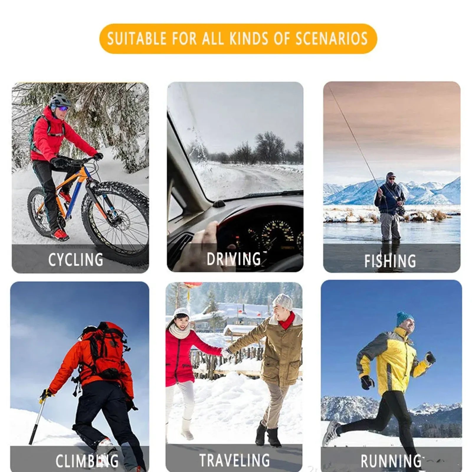 Lightweight Touch Screen Running Gloves