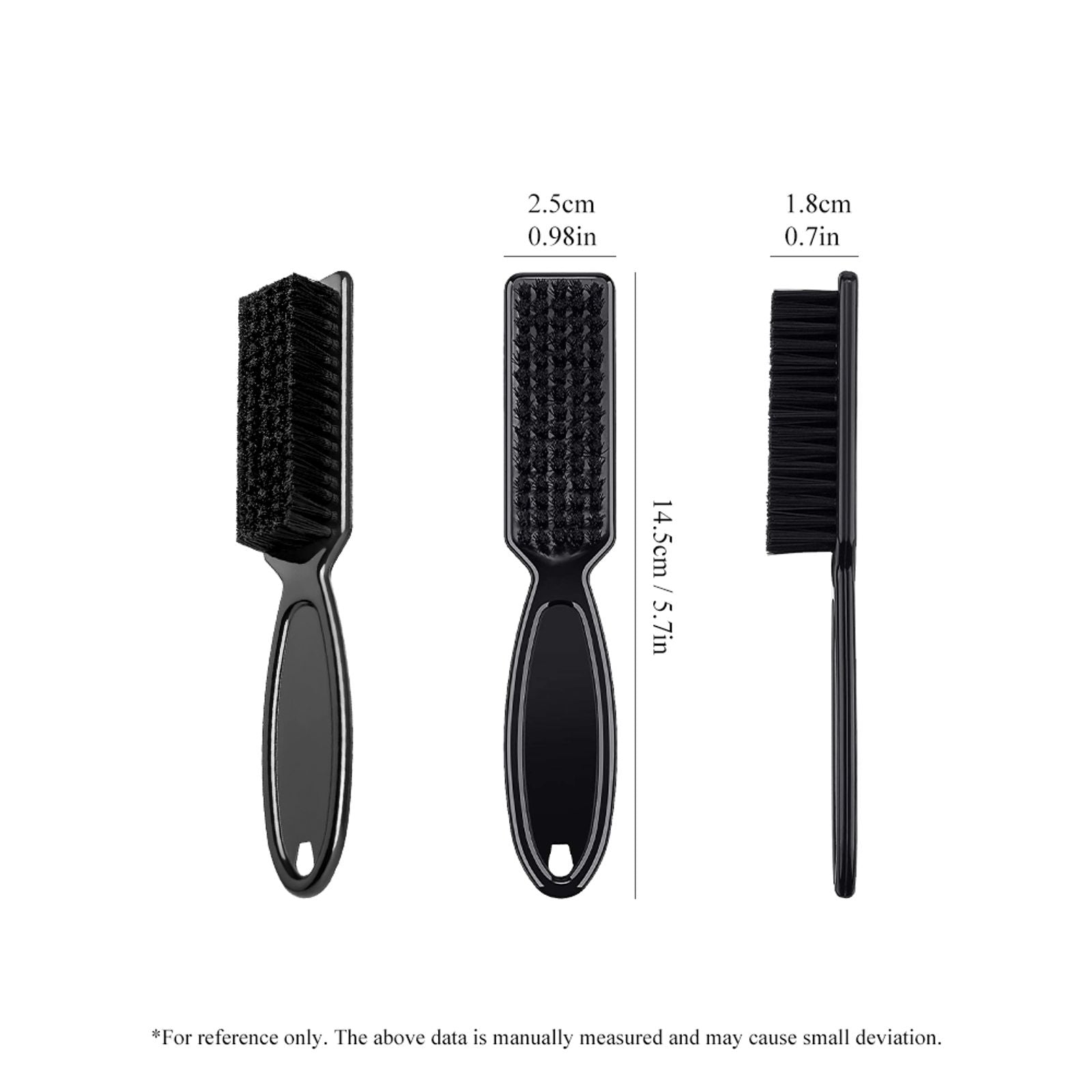 Barber Neck Duster Brush Set with Plastic Handle