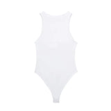 Women's White Sleeveless Bodysuit - Summer Essential