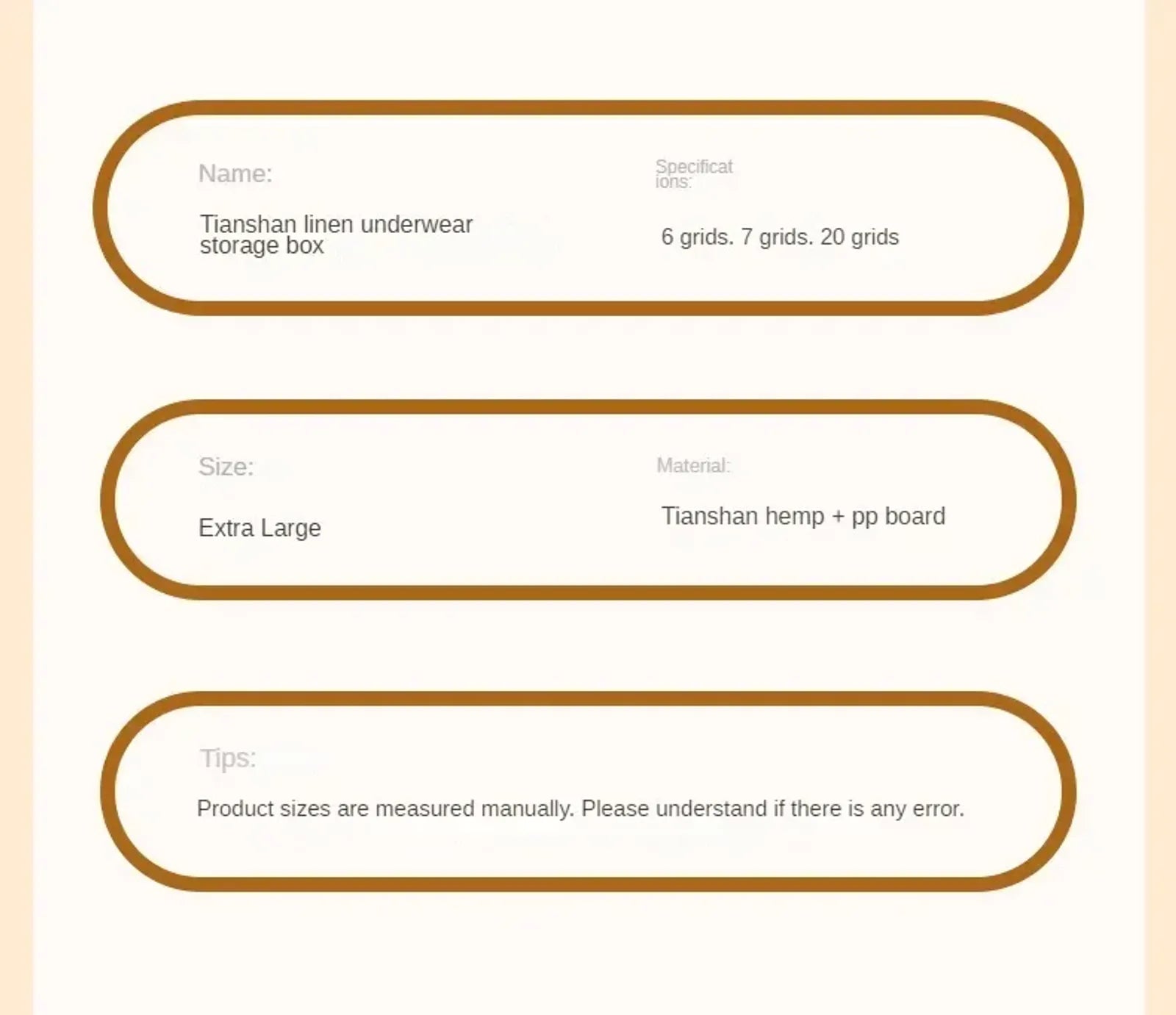 Fabric Drawer Organizers for Underwear and Socks