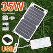 35W Portable Solar Panel with USB Charger for Outdoor Use