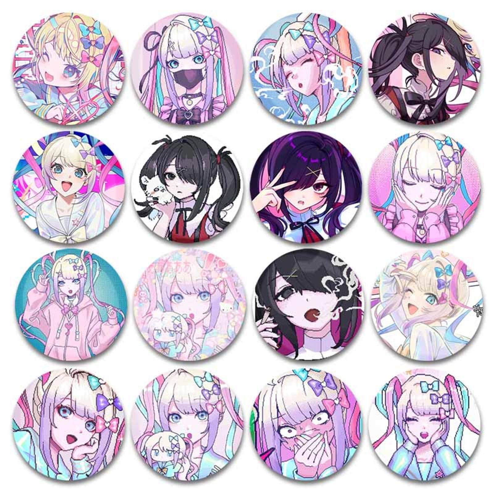 Needy Girl Overdose Cute Cartoon Button Pin - Gothic Lolita Brooch