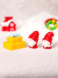 Cute Mini Resin Gnomes Christmas Figurines for DIY Decor