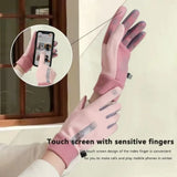 Windproof Touch Screen Cycling Gloves for Winter Sports