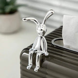 2PC Long-Eared Rabbit Double Statue Decoration