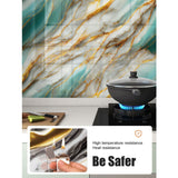 3D Marble Wall Stickers - Waterproof Self-Adhesive Decor