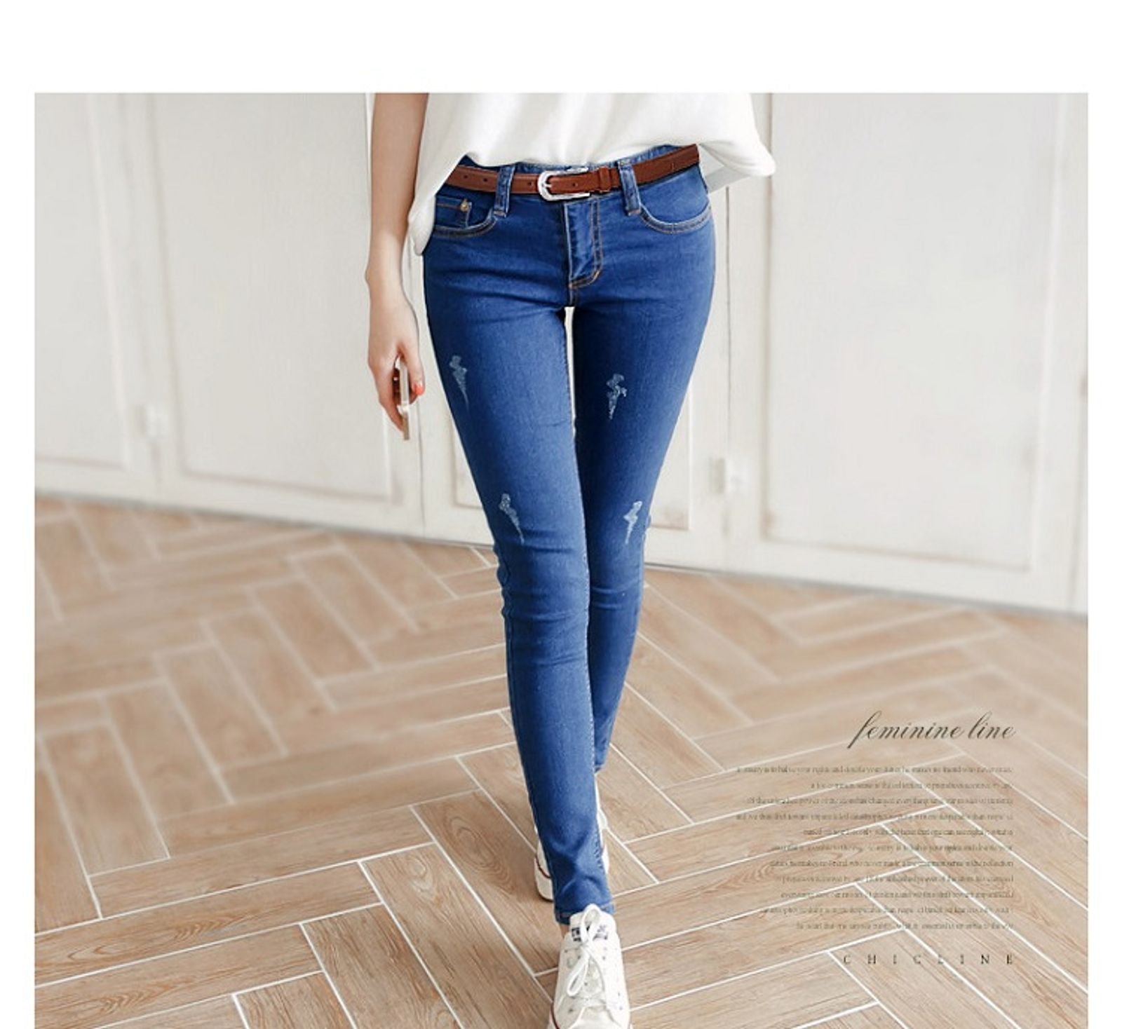 Women's High-Quality PU Leather Trousers Belt