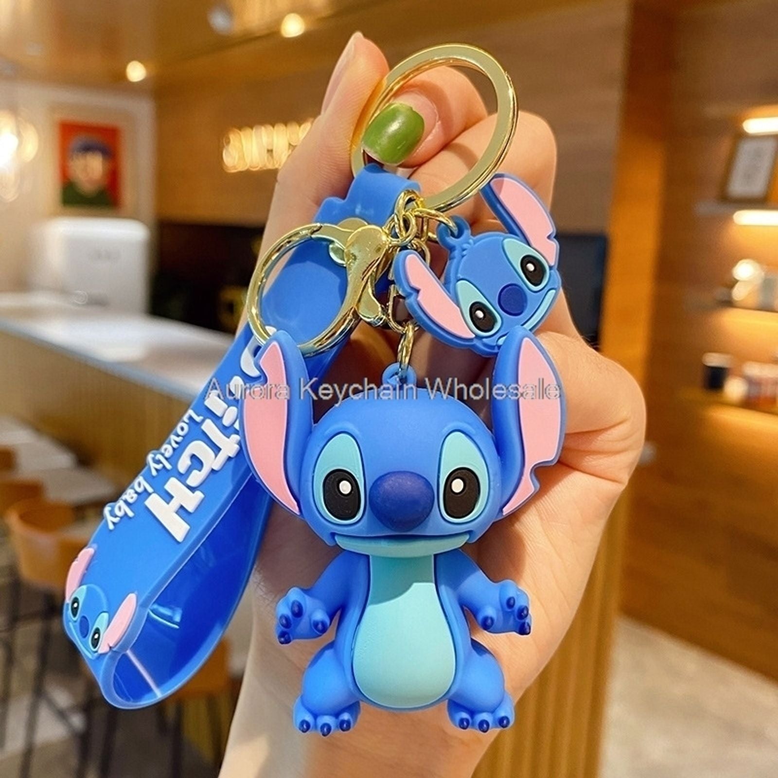 Disney Character Keychain - Mickey, Minnie, Lilo & Stitch