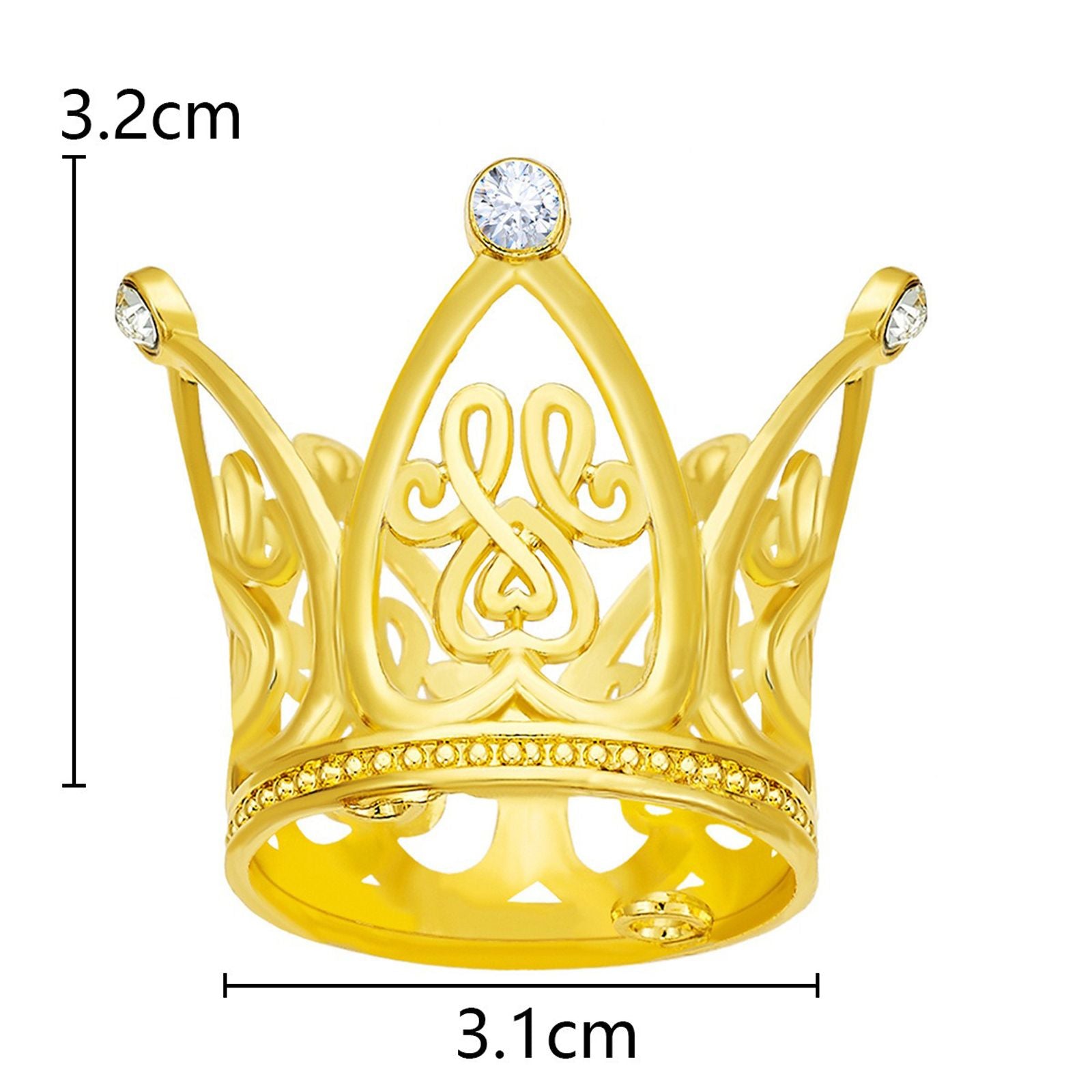 Golden Crown Butterflies Stickers for Valentine's Day