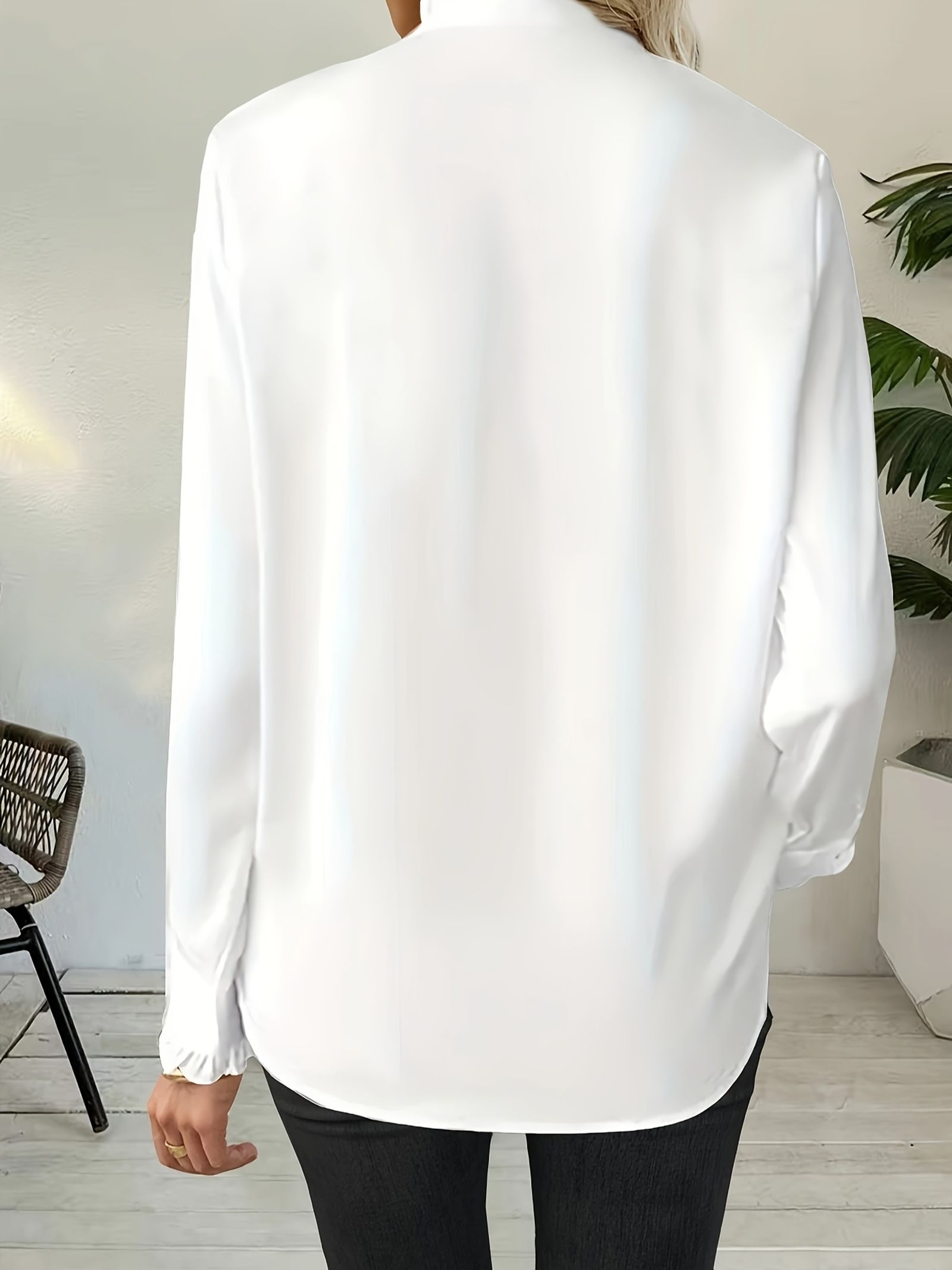 Elegant Long Sleeve Casual Blouse for Women