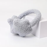 Cute Plush Solid Color Fluffy Earmuffs for Women
