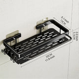 Wall Mounted Shower Corner Rack - No Drill Storage Solution