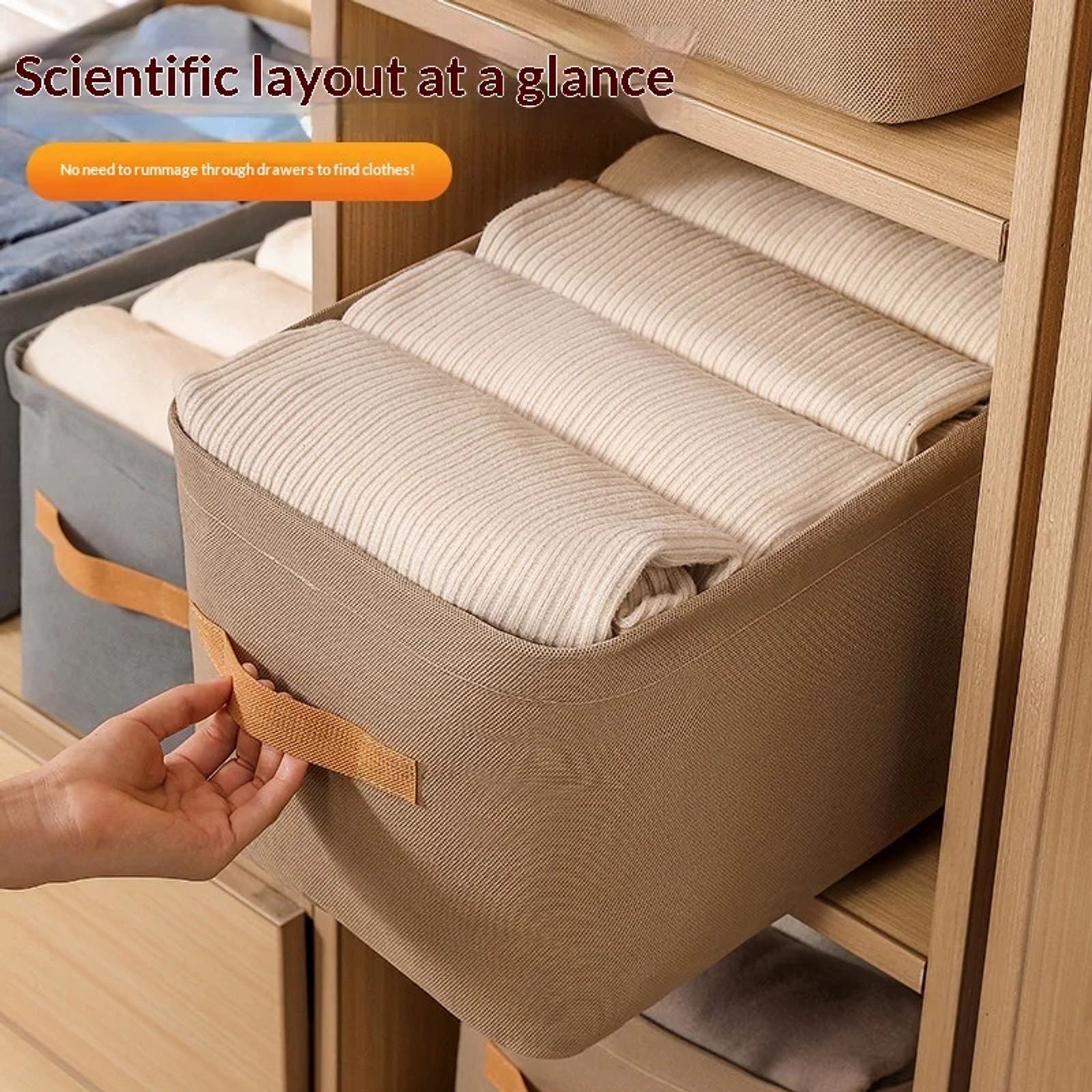 Foldable Steel Frame Storage Basket - Dustproof Organizer