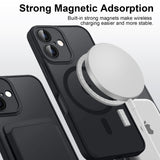 Luxury Magnetic Matte Translucent Shockproof Case for iPhone