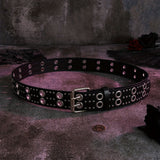 Women's Rivet Heavy Metal Y2K Punk Waist Belt