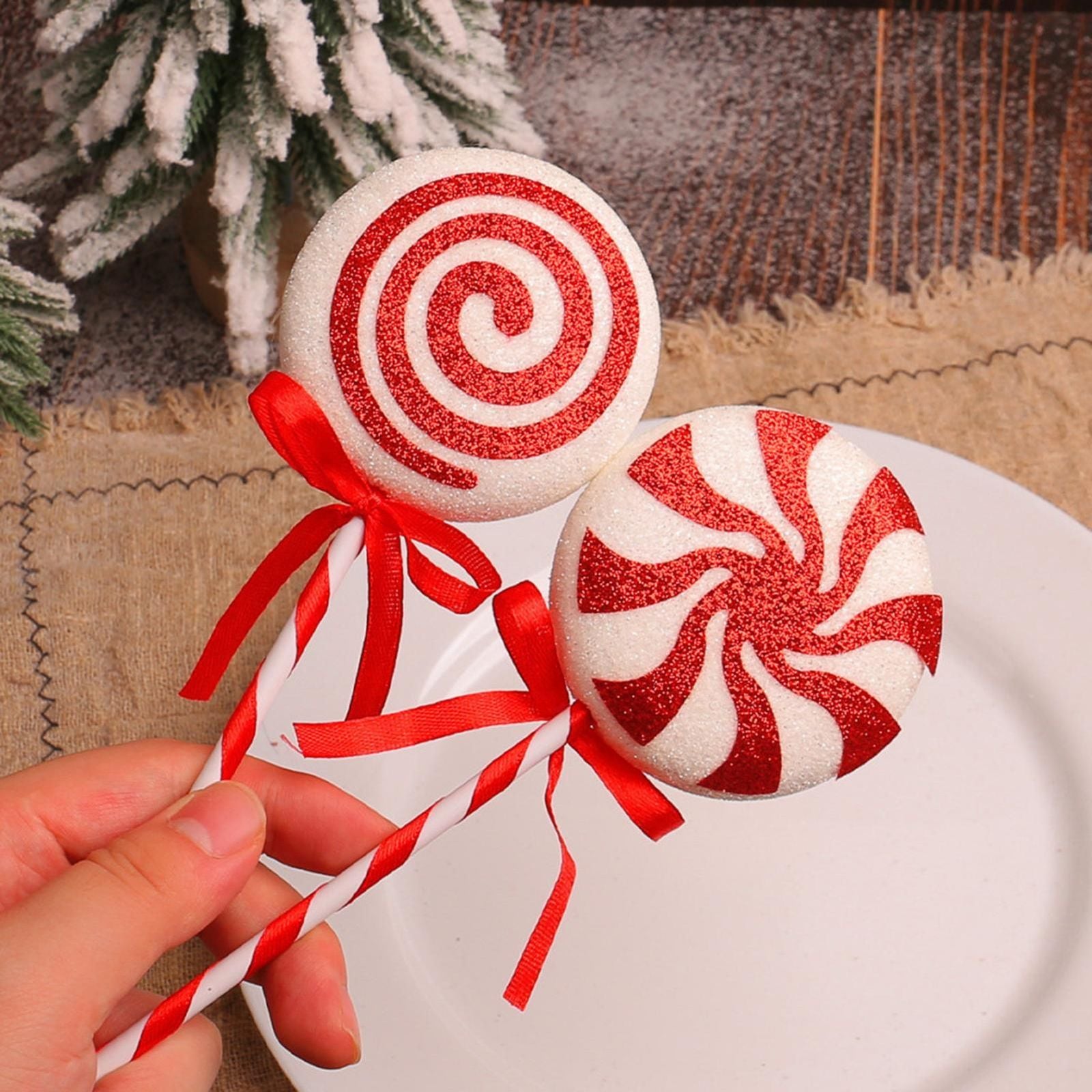 4pcs DIY Christmas Tree Lollipop Decoration Set