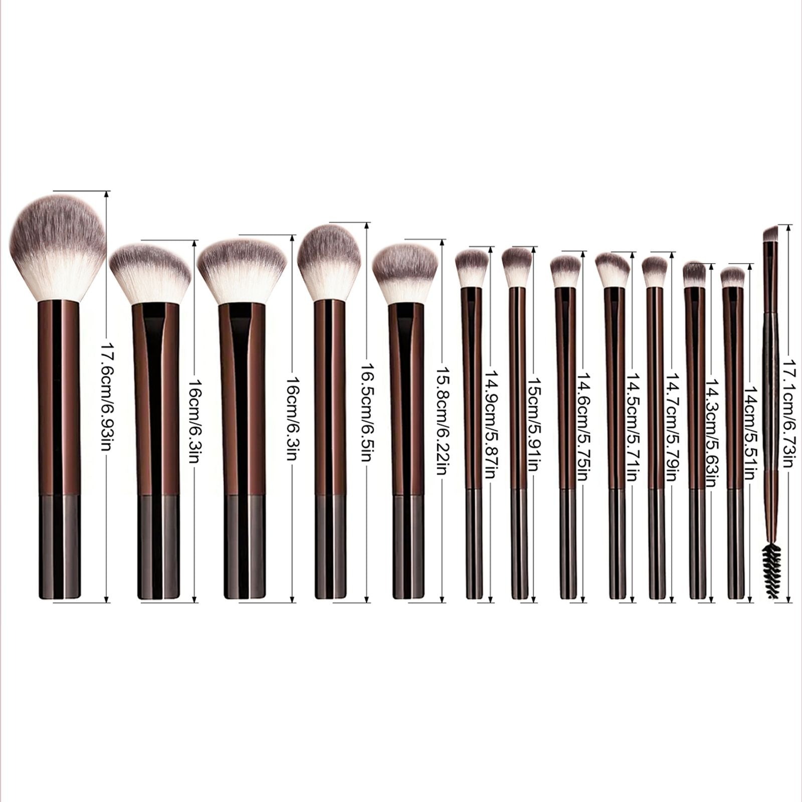 13PCS Makeup Brush Set for Foundation, Blush, and Eyeshadow