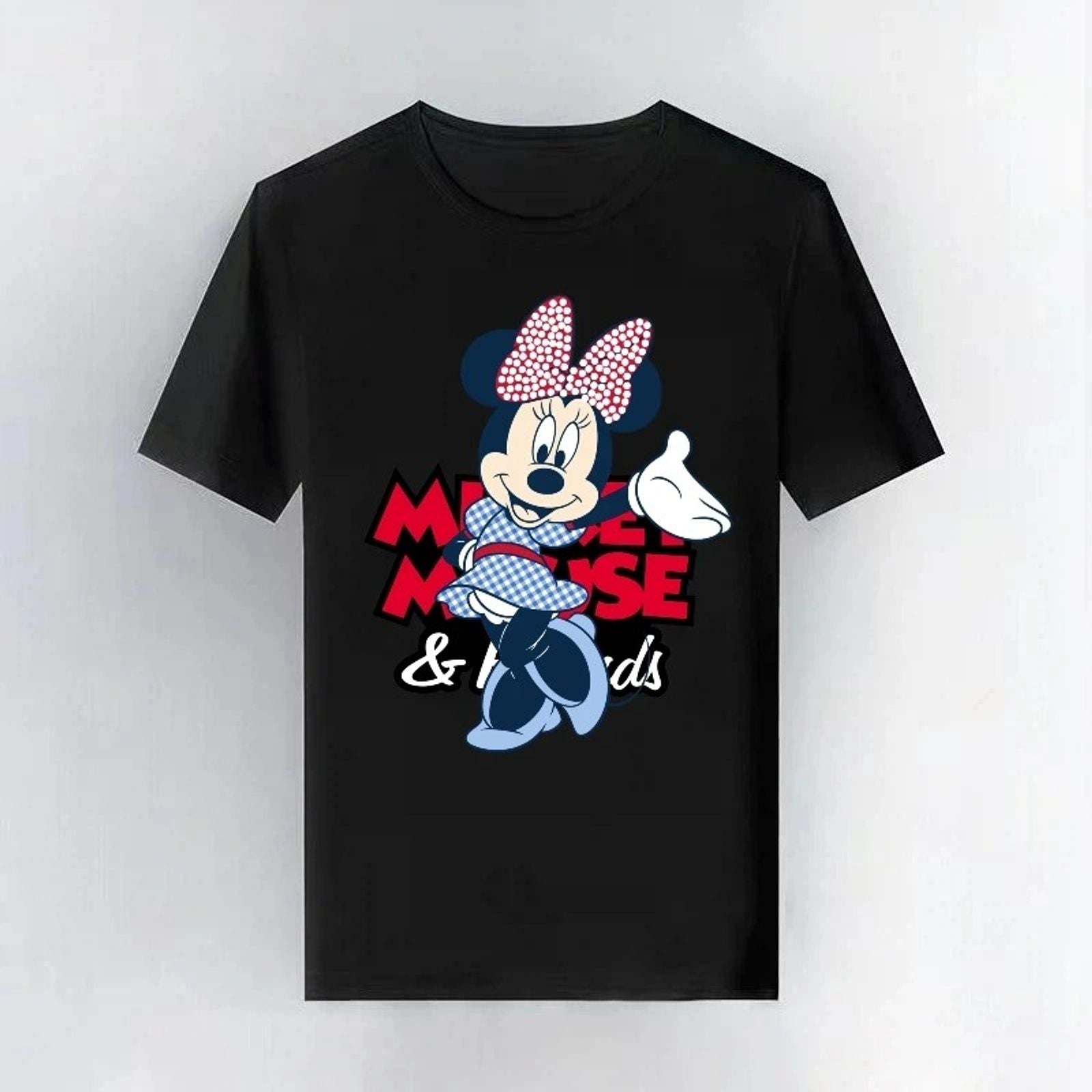 Mickey Mouse O-Neck Sporty T-Shirt for Women