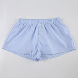 Striped Print Casual Shorts for Women