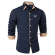 Men's Casual Button-Up Dress Shirt
