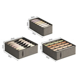 3PCS Cabinet Drawer Clothes Organizer for Underwear & Socks