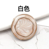 Gold Flower Resin Buttons for Sewing - Set of 6