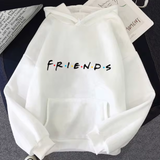 Women's Friends Print Hoodie Long Sleeve Pullover