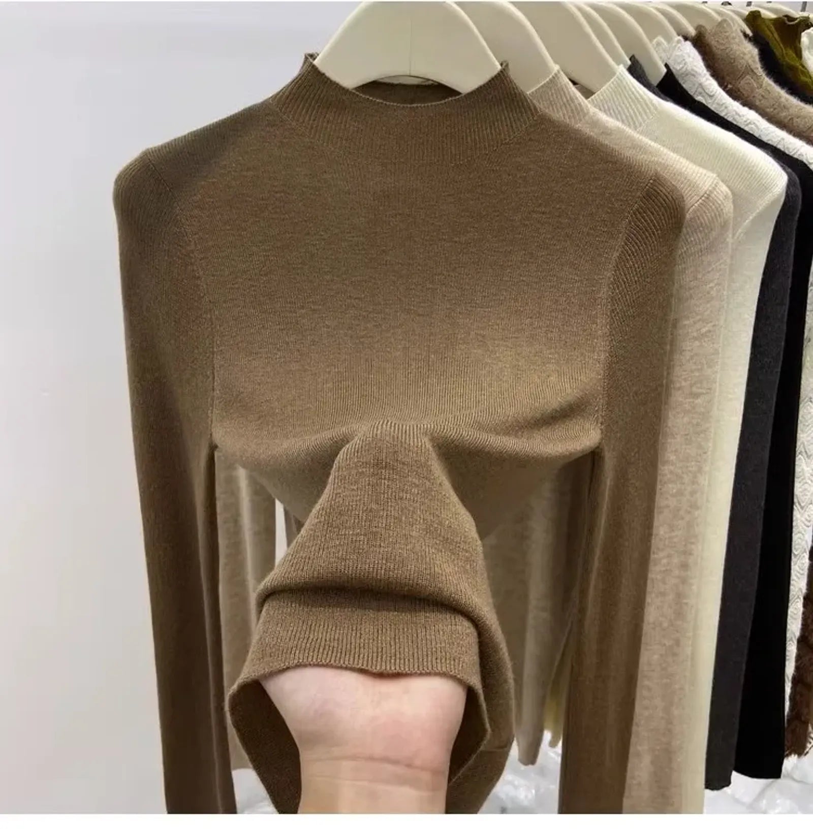 Women’s Solid Slim Turtleneck Sweater - Autumn/Winter