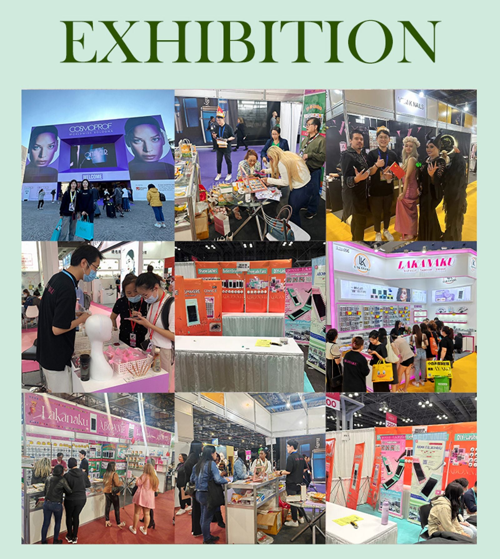 Lakanaku 2D Eyelash Extensions - U YY Fiber Double Tips